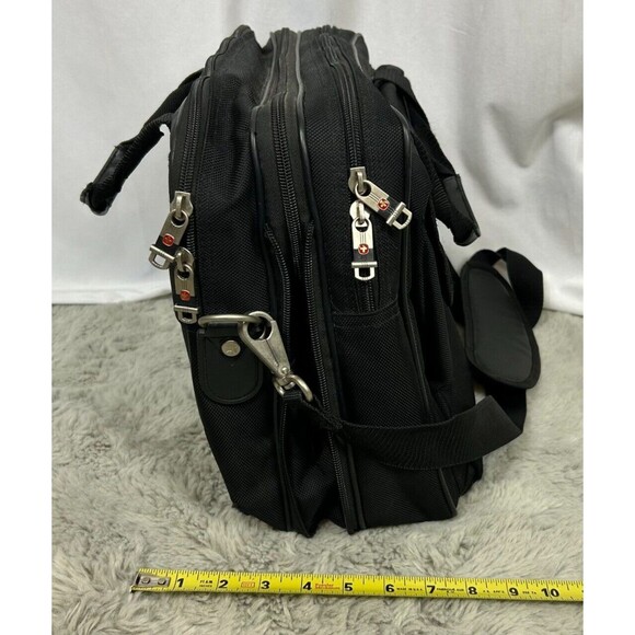 WENGER SwissGear 16" Laptop Briefcase w Removable Sleeve- Shoulder Messenger Bag - Picture 5 of 13